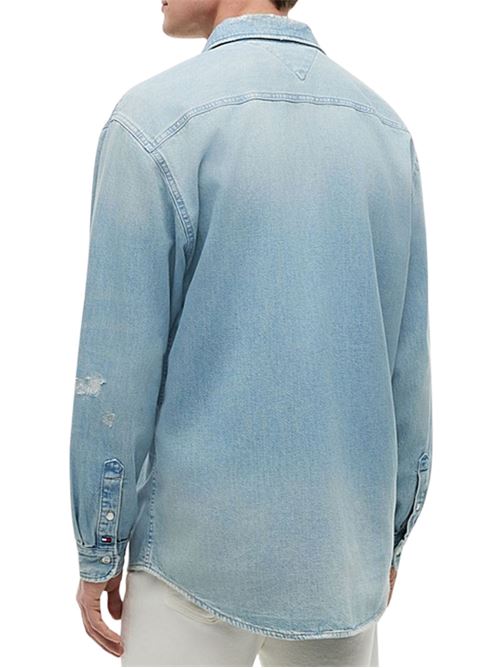 Camicia in denim relaxed fit Tommy Hilfiger | MW0MW434931BA